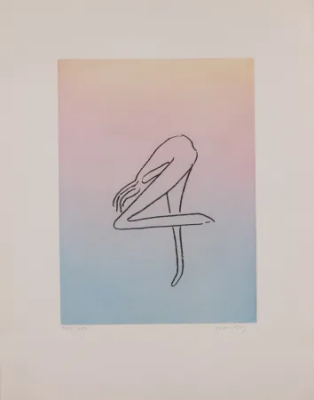 アクチアント Ray - Man Ray (1890–1976) - Anatoms without Rime or Reason for Every Season - Aquatint and soft ground on paper - 1970