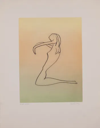 アクチアント Ray - Man Ray (1890–1976) - Anatoms without Rime or Reason for Every Season - Aquatint and soft ground on paper - 1970