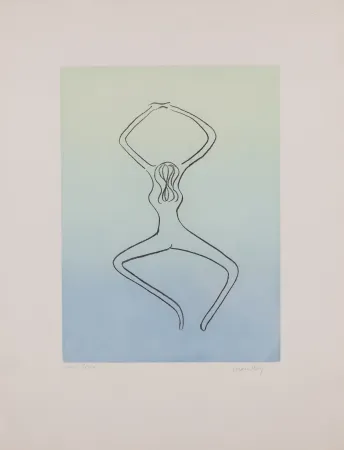 アクチアント Ray - Man Ray (1890–1976) - Anatoms without Rime or Reason for Every Season - Aquatint and soft ground on paper - 1970