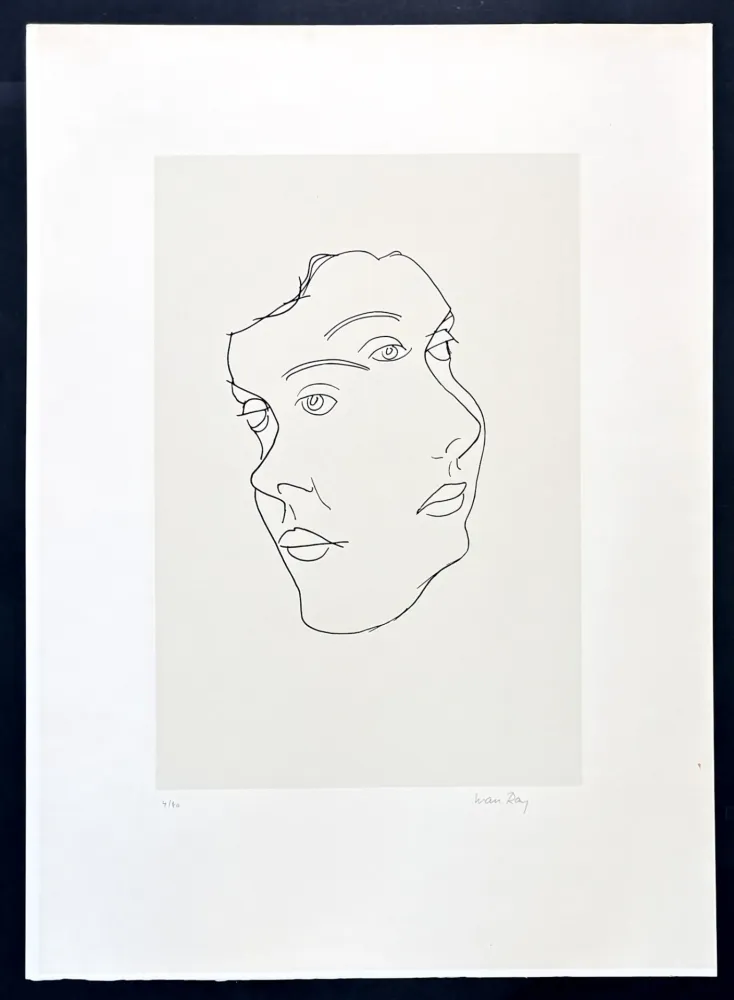 リトグラフ Ray - Man Ray (1890–1976) - Maschere - Lithograph on paper