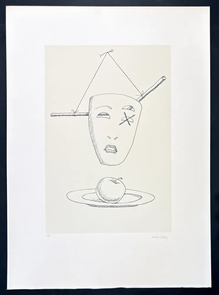 リトグラフ Ray - Man Ray (1890–1976) - Maschere - Lithograph on paper