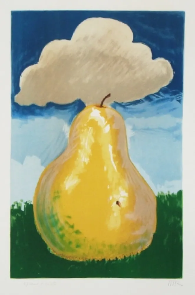リトグラフ Ray - Poire d'Erik Satie
