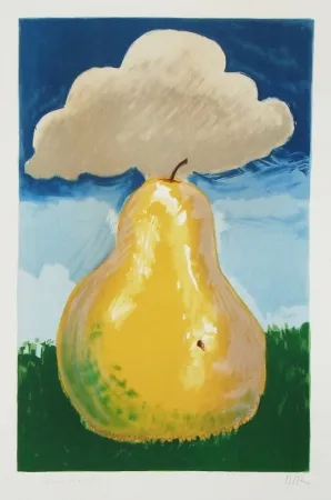 リトグラフ Ray - Poire d'Erik Satie