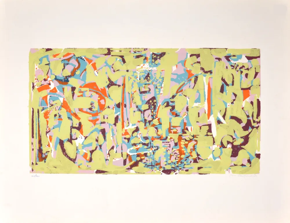 シルクスクリーン Raymond - Composition, 1954 - Hand-signed