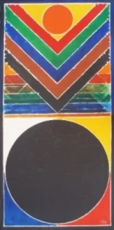 リトグラフ Raza - Composition 2