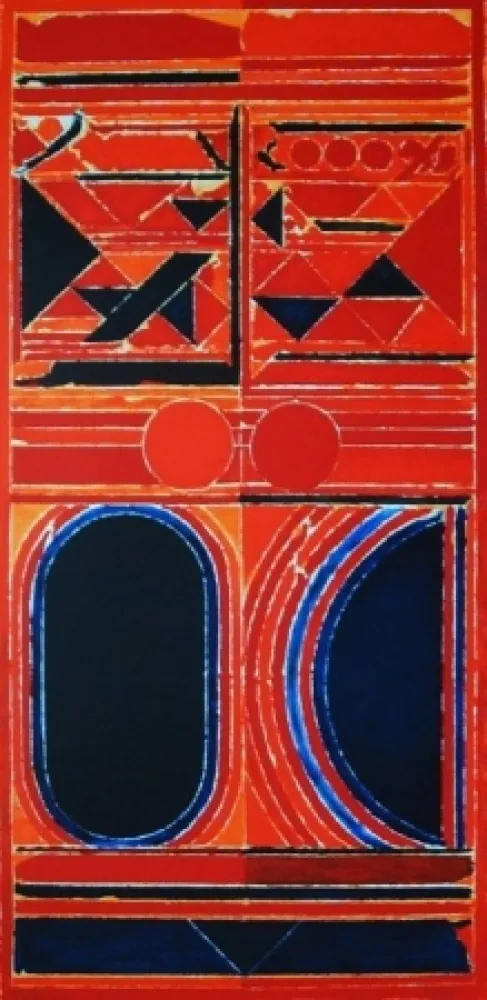 リトグラフ Raza - Composition 6