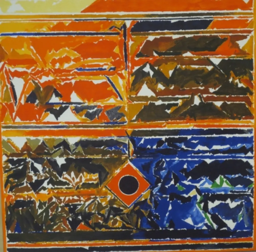 リトグラフ Raza - Sans titre IV