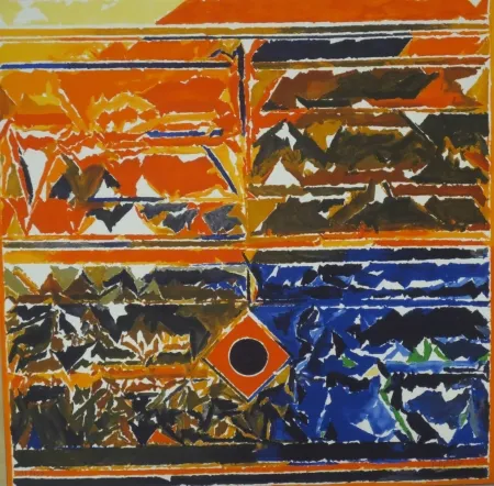 リトグラフ Raza - Sans titre IV