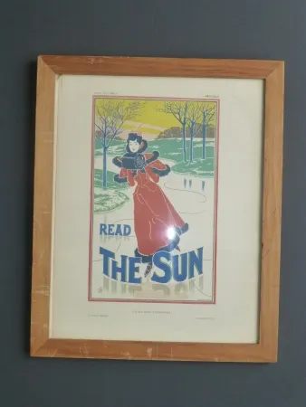 リトグラフ Read - Read the sun