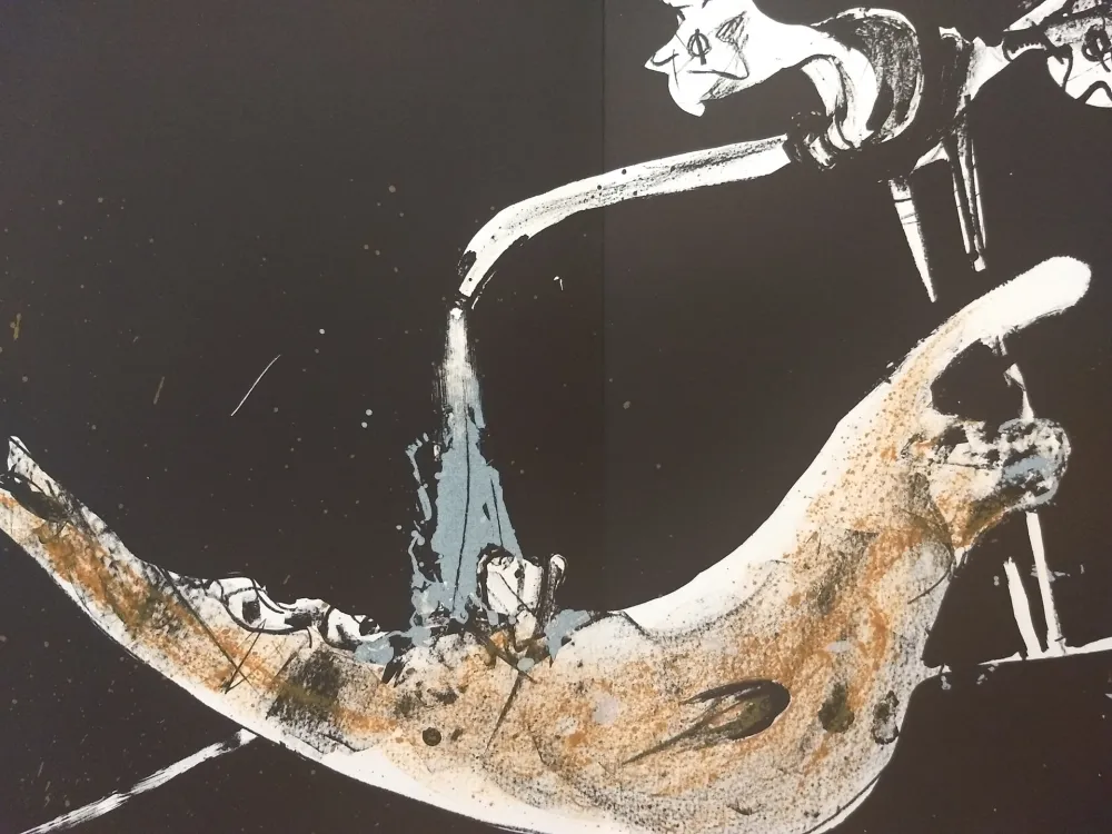 挿絵入り本 Rebeyrolle - Edition Tete DLM 219