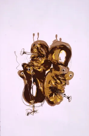 リトグラフ Rebeyrolle - La Fuite impossible 