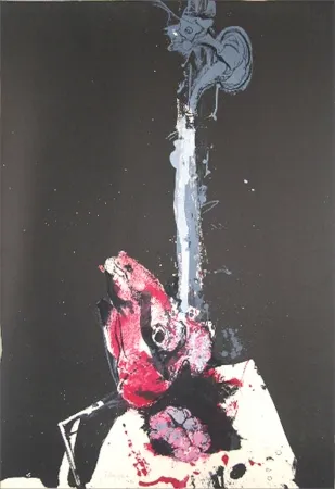 リトグラフ Rebeyrolle - Question