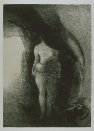 リトグラフ Redon - Je suis toujours la grande Isis! Nul n'a encore soulevé mon voile! Mon fruit est le soleil!