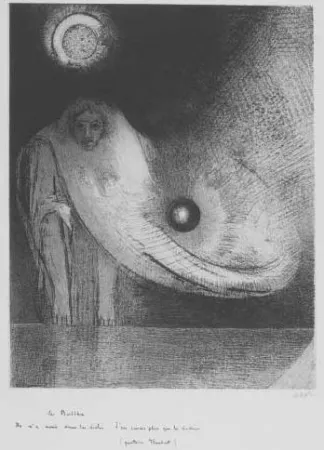 リトグラフ Redon - Le Buddha