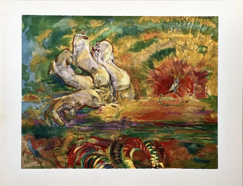 ステンシル Redon - LE CHAR D'APOLLON (1910) (The Chariot of Apollo) 