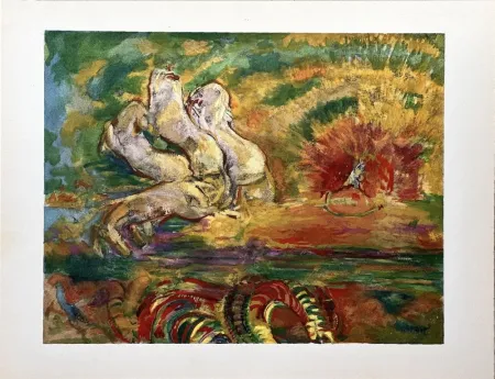 ステンシル Redon - LE CHAR D'APOLLON (1910) (The Chariot of Apollo) 