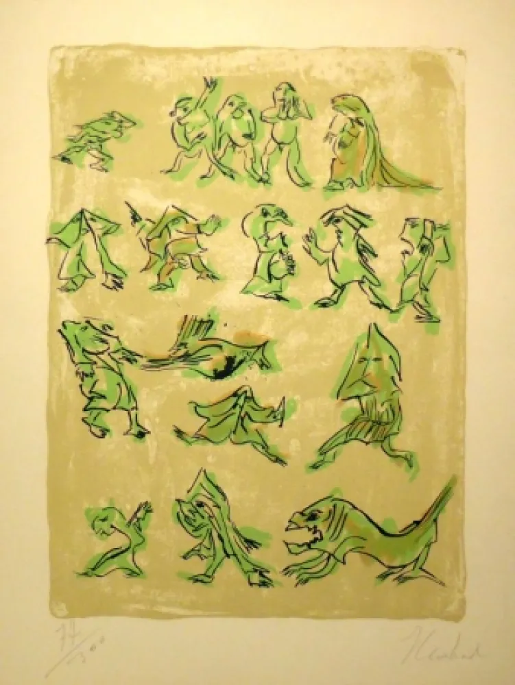 リトグラフ Reinhoud - 17 Pour