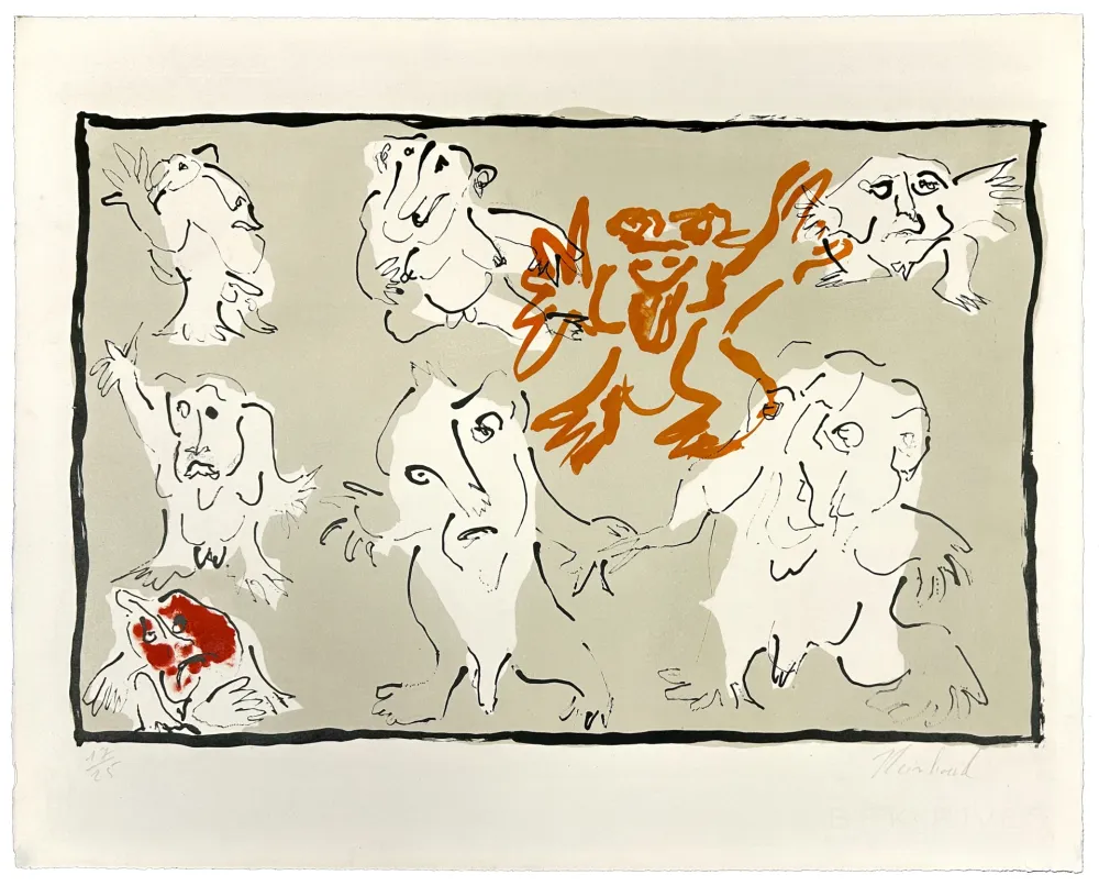 リトグラフ Reinhoud - C'est la vie