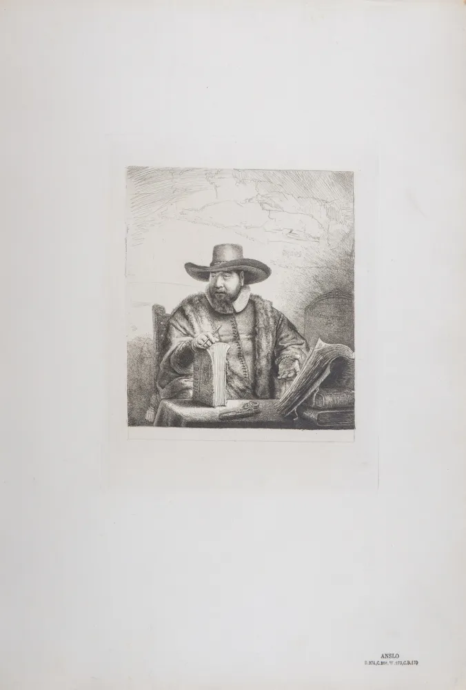 輪転グラビア印刷 Rembrandt - Anslo