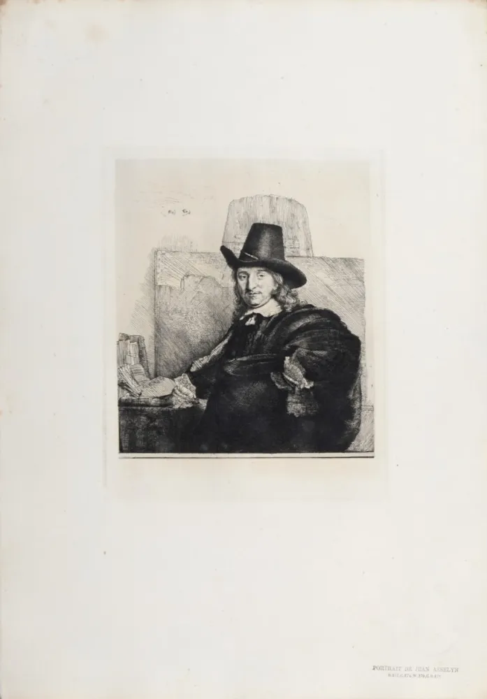 輪転グラビア印刷 Rembrandt - Portrait de Jean Asselyn