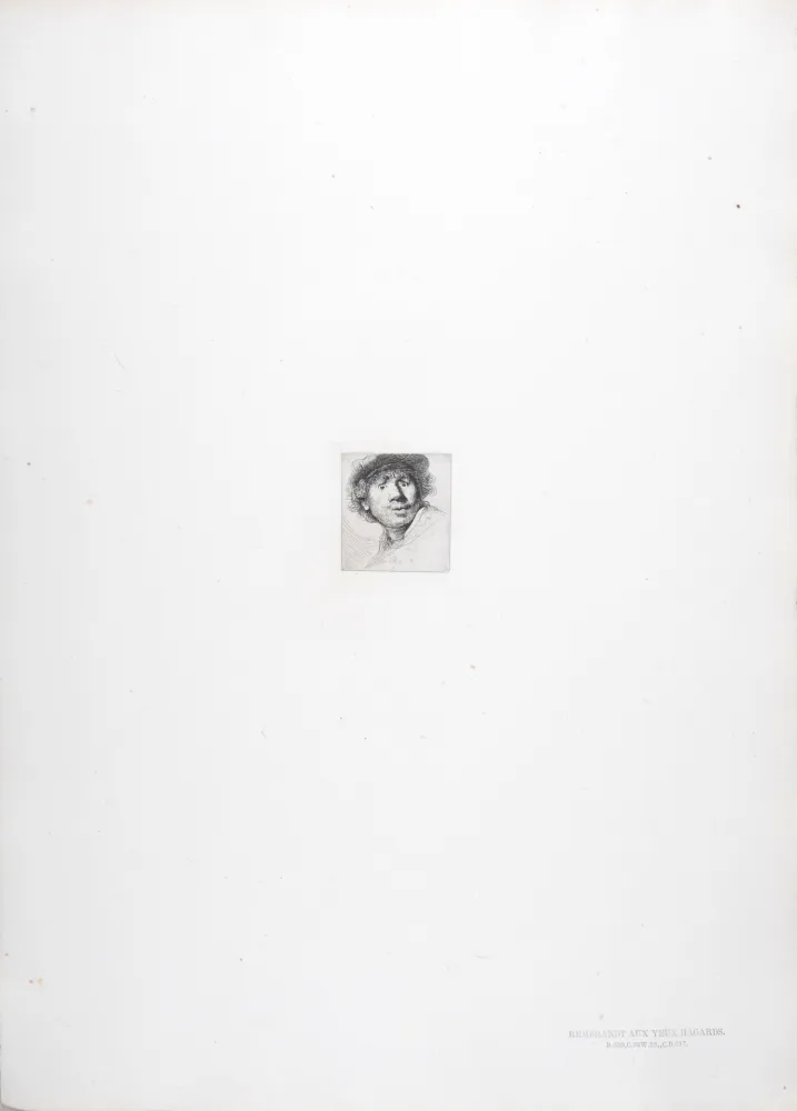 輪転グラビア印刷 Rembrandt - Rembrandt aux yeux hagards