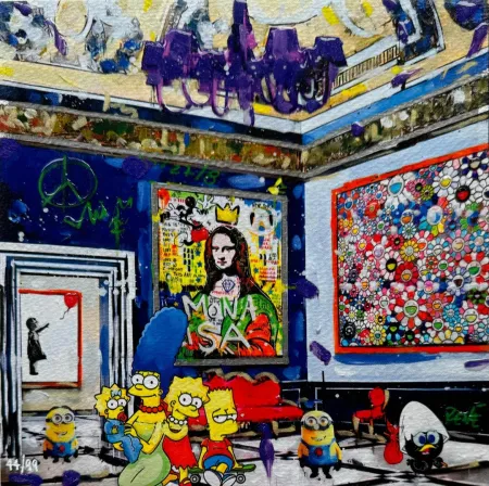 シルクスクリーン Renè - Say cheese!