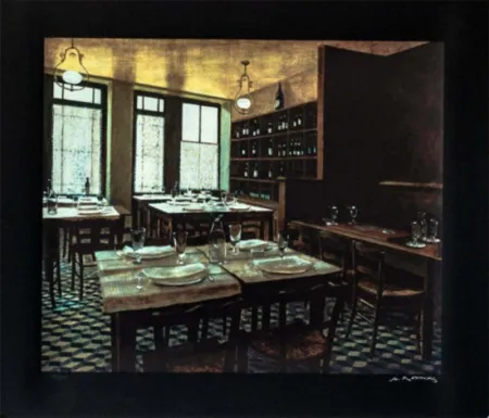 シルクスクリーン Renoux - Interior Van Gogh