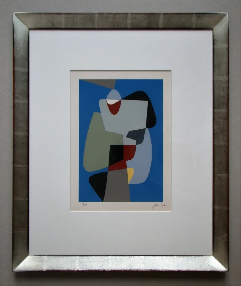 シルクスクリーン Rets - Composition abstrait