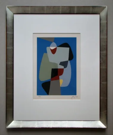 シルクスクリーン Rets - Composition abstrait