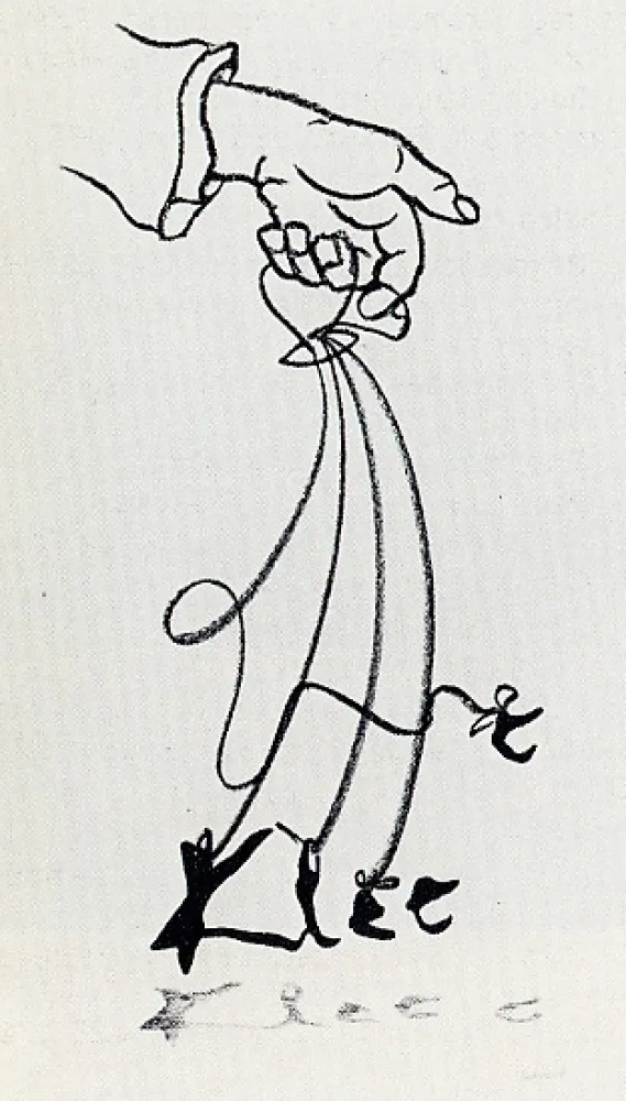 リトグラフ Reuterswärd - Marionnettes