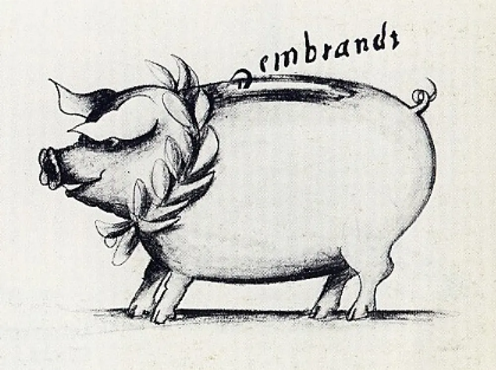 彫版 Reuterswärd - Tirelire