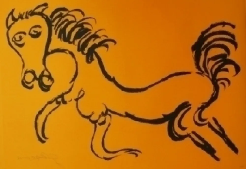 リトグラフ Reyes - Cheval