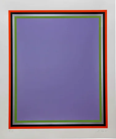 シルクスクリーン Reyle - Ohne Titel