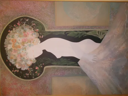 リトグラフ Ribes - La femme nue I