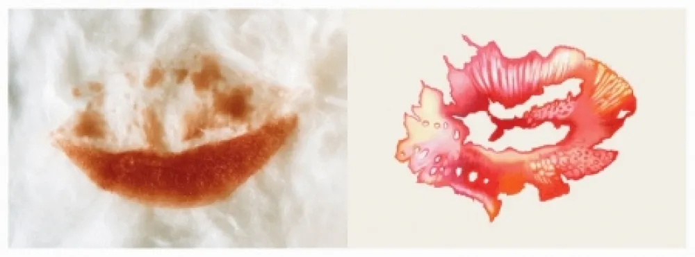 デジタル版画 Richard - Les revers du baiser