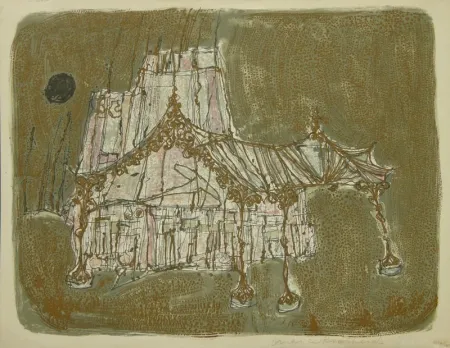 リトグラフ Richards - Untitled abstract fantasy