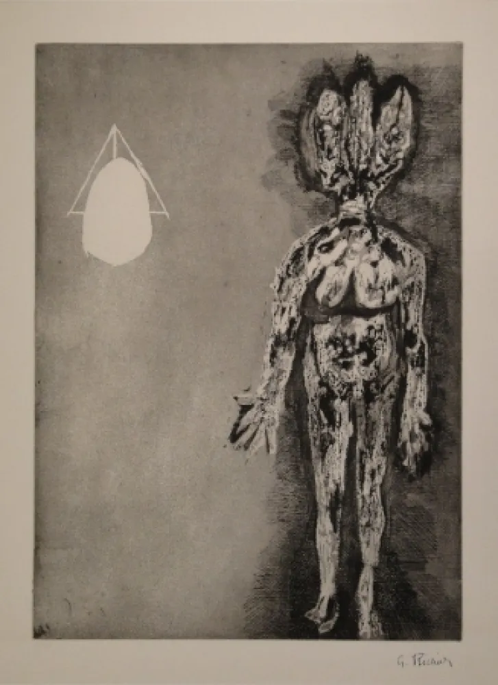 エッチングと　アクチアント Richier - Femme debout / L’Hydre