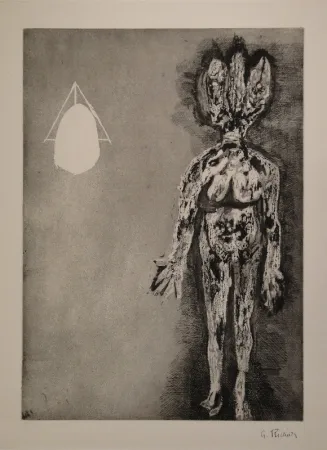 エッチングと　アクチアント Richier - Femme debout / L’Hydre