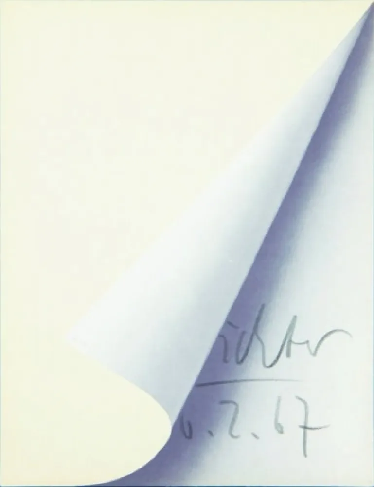 リトグラフ Richter - Blattecke (Cantz 11)