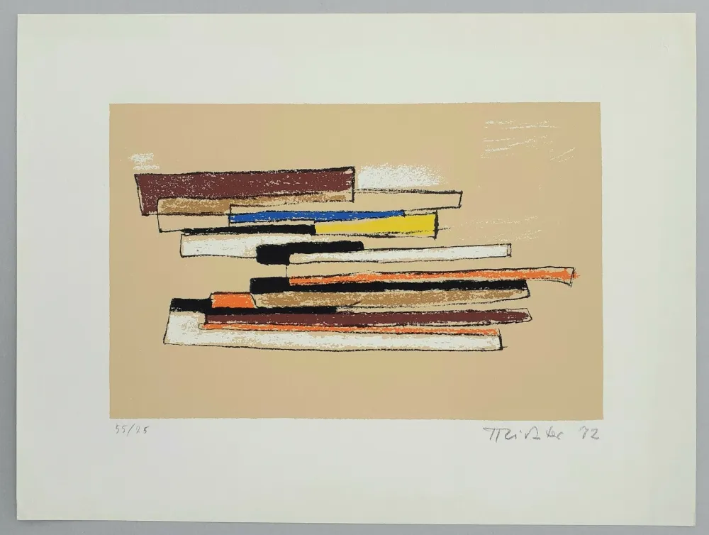 シルクスクリーン Richter - Composizione