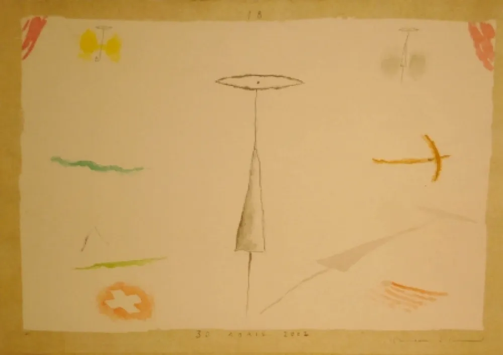 リトグラフ Riera I Aragó - 30 Abril 2002