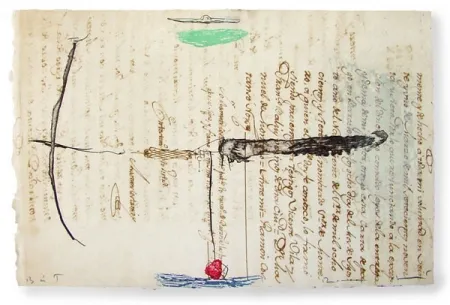 エッチングと　アクチアント Riera I Arago - Airplane with Red Tail