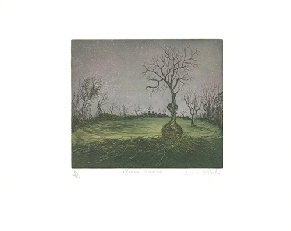 エッチングと　アクチアント Rigal J.j.j. - L'Erable canadien