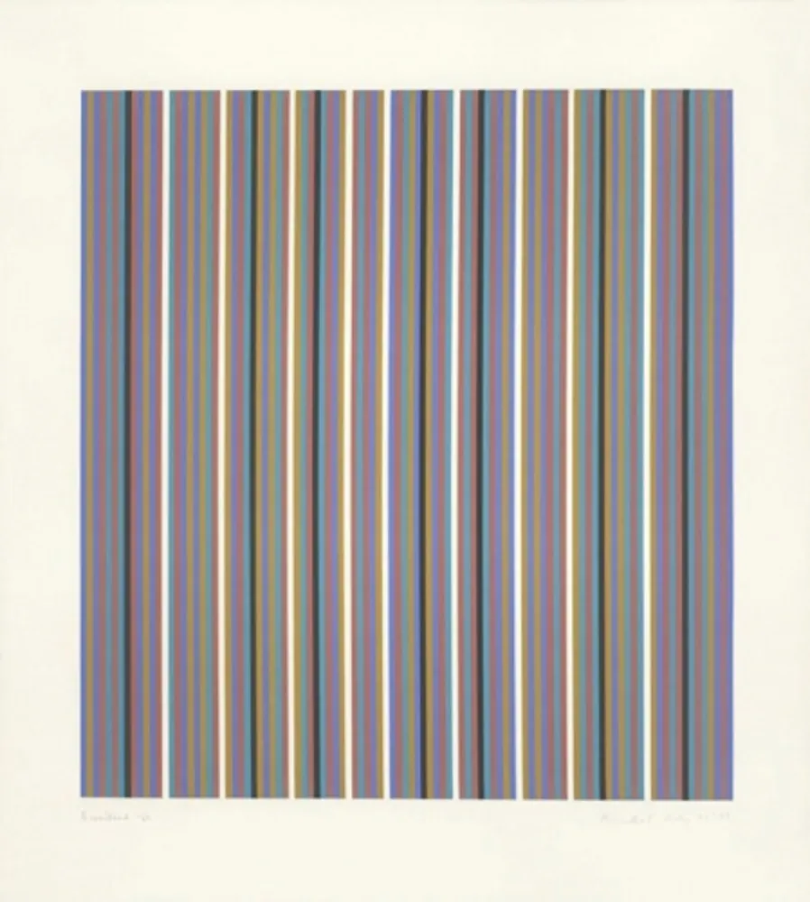 シルクスクリーン Riley - Brouillard