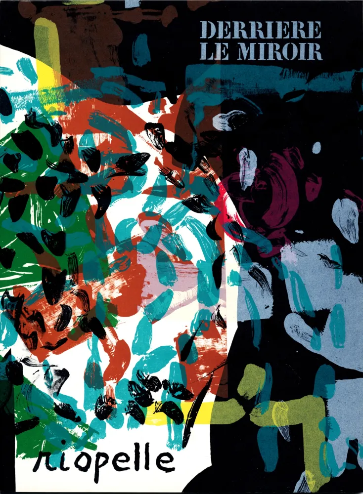 挿絵入り本 Riopelle - Derrière le Miroir n° 171. RIOPELLE. 10 LITHOGRAPHIES ORIGINALES. Avril 1968.