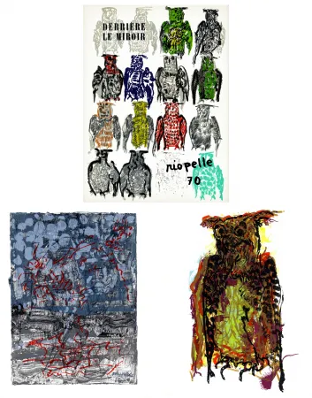 挿絵入り本 Riopelle - DERRIÈRE LE MIROIR N°185. RIOPELLE 70. 5 LITHOGRAPHIES ORIGINALES (1970).