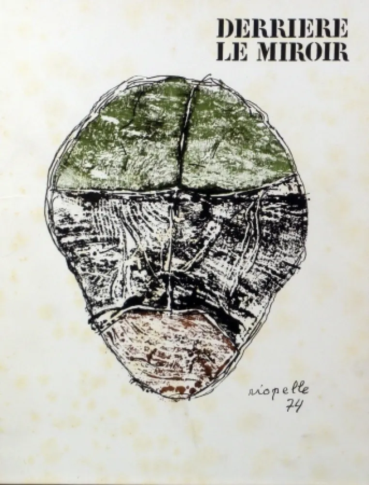 挿絵入り本 Riopelle - Derriere le Miroir n.208