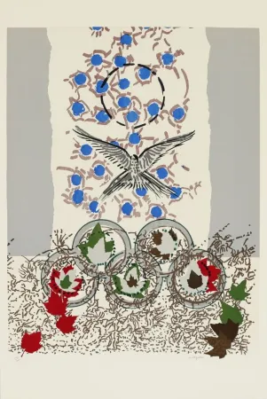 リトグラフ Riopelle - JO 1988