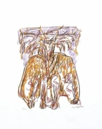 リトグラフ Riopelle - Sans titre