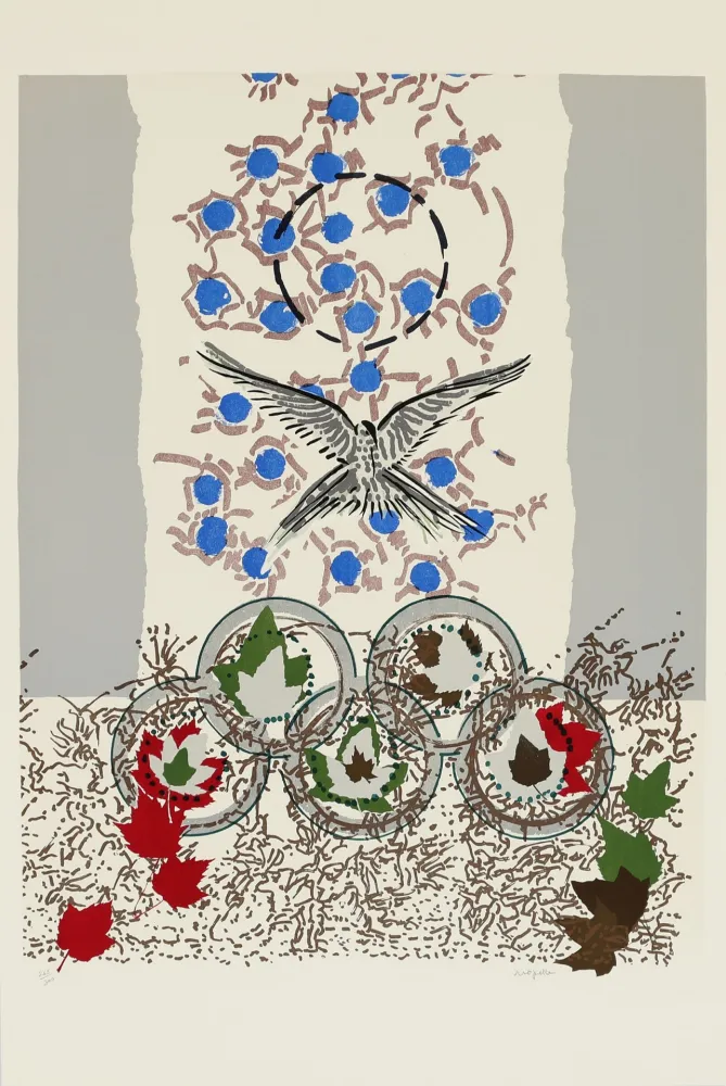 リトグラフ Riopelle - Seoul